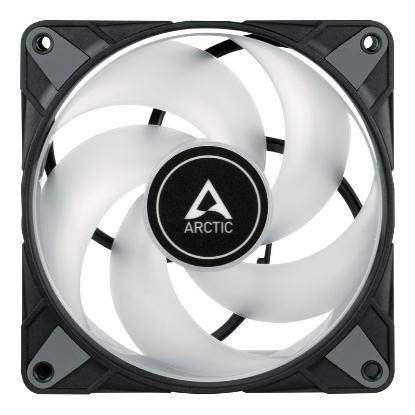 Ventilator ARCTIC P12 PWM PST A-RGB, 120mm, 2000 okr/min, črni