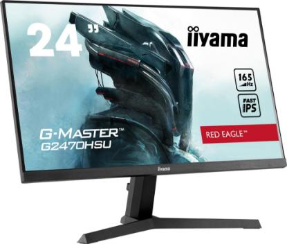Gaming monitor 24" IIYAMA G-Master G2470HSU-B1, FHD, IPS, 165Hz, 1ms, 250cd/m2, FreeSync, zvočnici, črni