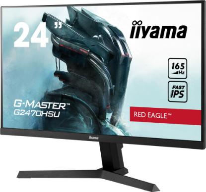 Gaming monitor 24" IIYAMA G-Master G2470HSU-B1, FHD, IPS, 165Hz, 1ms, 250cd/m2, FreeSync, zvočnici, črni