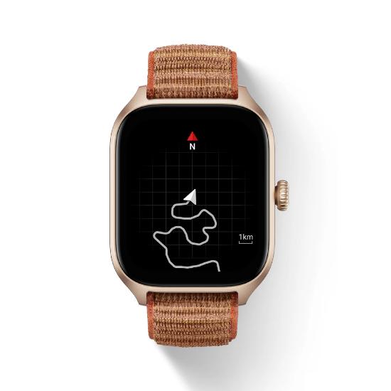 Pametna ura AMAZFIT GTS 4, GPS, Pametna obvestila, Autumn Brown