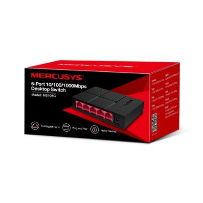 Switch MERCUSYS MS105G, 10/100/1000 Mbps, 5-port
