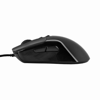 Miška EPOCH Kale, RGB, optički, 12400dpi, črni