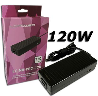 Polnilec za prenosni računalnik LC POWER LC-NB-PRO-120, 120W, univerzalni