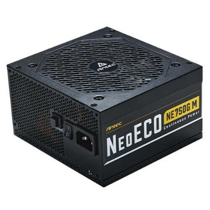 Napajlnik 750W, ANTEC NE750M NeoECO Gold Modular, 120mm vent, 80+ Gold, modularno