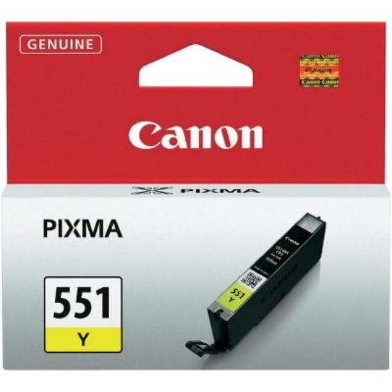 Tinta CANON CLI-551Y, za Pixma iP7250/iX6850/MX925, rumena