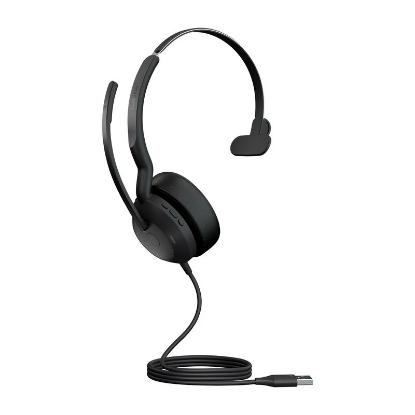 slušalke JABRA Evolve2 50 UC, on-ear, Mono, USB-A, črne
