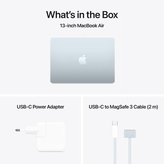 APPLE MacBook Air mc6t4cr/a / M-Series M4, 16GB, 256GB SSD, Apple 8-Core GPU, 13.6" 2560x1664 IPS, macOS, modri