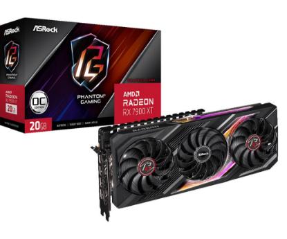 Grafična kartica ASROCK Radeon RX 7900 XT Phantom Gaming OC, 20GB GDDR6