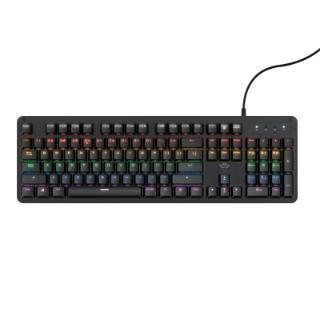 Tipkovnica TRUST GXT 863 Mazz, Gaming, mehanska, USB, US layout, crna