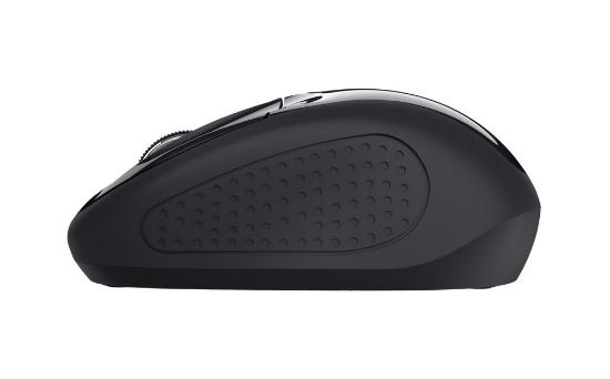 Miška TRUST Basics Wireless, optični, brezžični, 1600dpi, črni