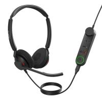 slušalke JABRA Engage 50 II UC, Engage 50 II Link, on-ear, Stereo, USB-C, črne
