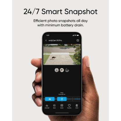Mrežna nadzorna kamera ANKER EufyCam S3 Pro, 4K UHD, vanjska, 2 kamere i bazna stanica