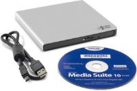 DVD±RW zunanji, LG Slim GP57ES40, 8x, srebrni, USB