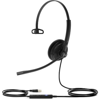 slušalke YEALINK UH34, on-ear, Mono, črne