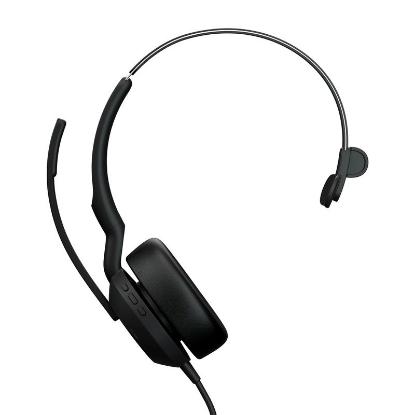 slušalke JABRA Evolve2 50 MS, on-ear, Mono, USB-A, črne