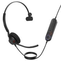 slušalke JABRA Engage 40 MS, Inline Link, on-ear, Mono, USB-A, črne