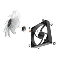 Ventilator MONTECH GF120 ARGB, PWM, 120mm, 1600 okr/min, RGB, črni