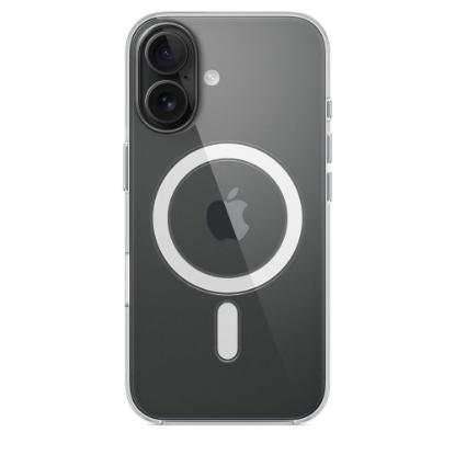 Ovitek APPLE Clear Case, za iPhone 16, MagSafe, prozorna