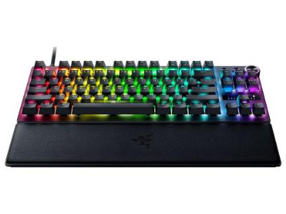 Tipkovnica RAZER Huntsman V3 Pro Tenkeyless, Analog Switch, RGB, HR/US postavitev, USB, črna