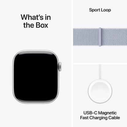 Pametna ura APPLE Watch S10 GPS, 42mm Silver Alu Case with Blue Cloud Sport Loop