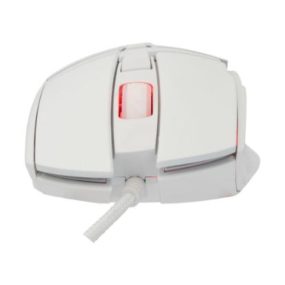 Miška Baracuda Raptor optični, 6400dpi, beli
