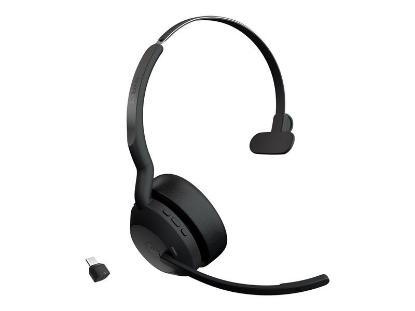 slušalke JABRA Evolve2 55 Link380c MS, on-ear, Mono, USB-C, BT, črne