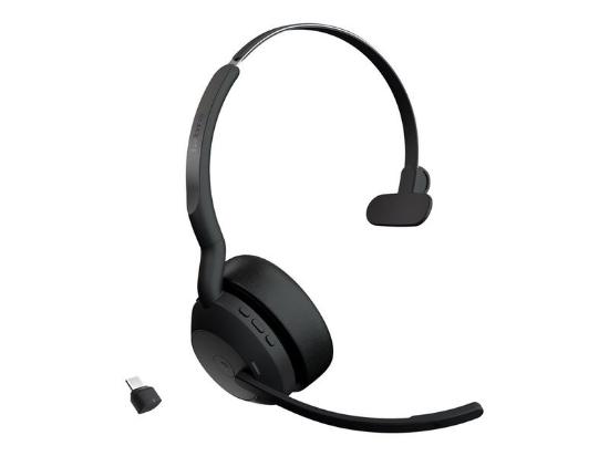 slušalke JABRA Evolve2 55 Link380c MS, on-ear, Mono, USB-C, BT, črne
