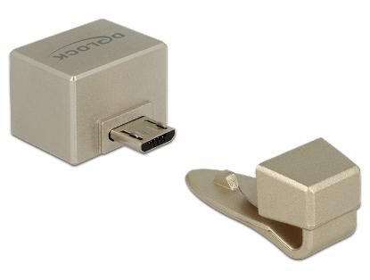 Bar code bralnik DELOCK 90281, 1D, laserski, micro USB, za Android, crni