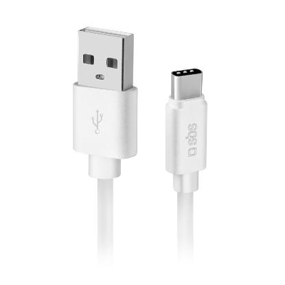 Kabel SBS, USB-A 2.0 (M) na USB-C (M), 1m, beli