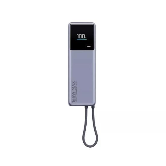 Mobilni USB  polnlec XIAOMI 165W Power Bank, 10000 mAh, USB-C, sivi