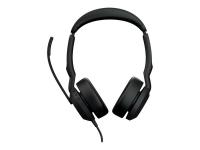 slušalke JABRA Evolve2 50 UC, on-ear, Stereo, USB-C, črne