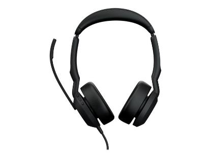 slušalke JABRA Evolve2 50 UC, on-ear, Stereo, USB-C, črne