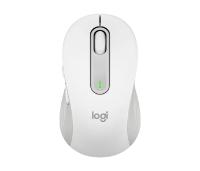 Miška Logitech M650L, brezžični, optični, 4000dpi, USB, BT, beli