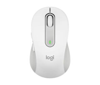 Miška Logitech M650L, brezžični, optični, 4000dpi, USB, BT, beli