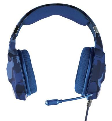 Slušalke Trust GXT 322B Carus za PS4 v Blue Camo