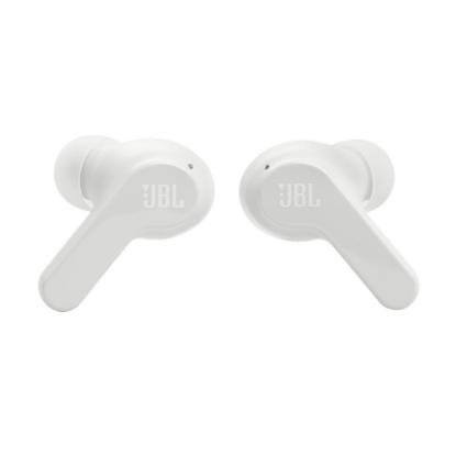 slušalke JBL Vibe Beam, brezžične, Bluetooth, in-ear, bele
