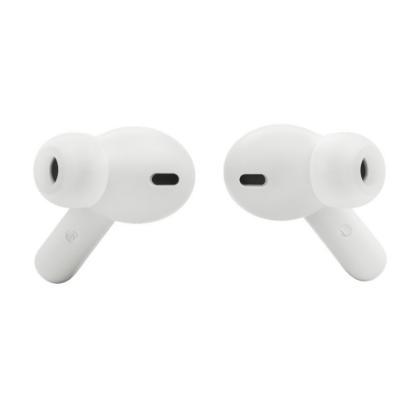 slušalke JBL Vibe Beam, brezžične, Bluetooth, in-ear, bele