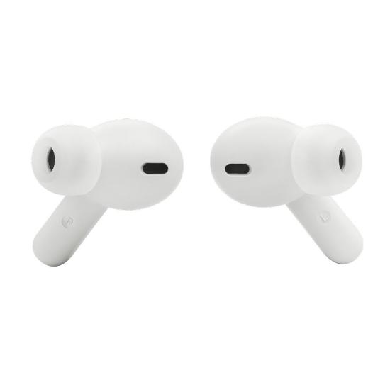 slušalke JBL Vibe Beam, brezžične, Bluetooth, in-ear, bele