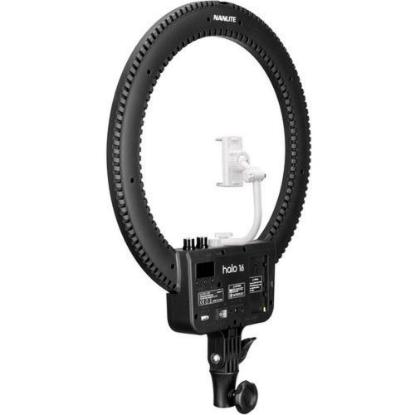 Svjetlosni prsten NANLITE Halo 16, torbica, promjer 40cm, crni