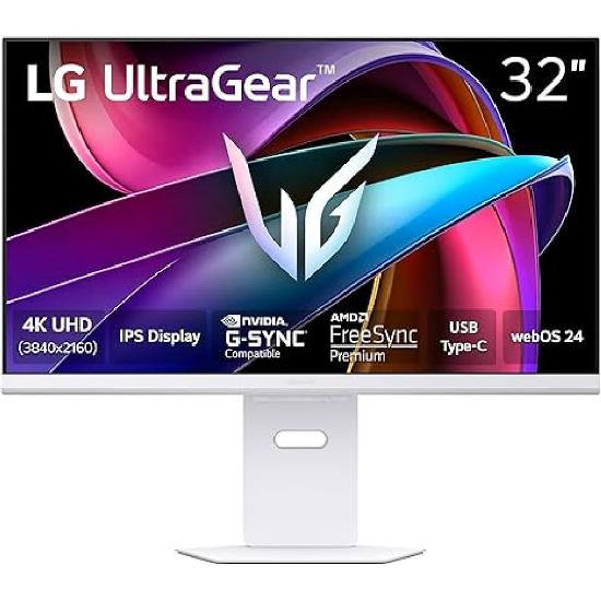 Gaming monitor 32" LG UltraGear 32G810SA-W, 4K UHD, IPS, 144Hz, 1ms, 400cd/m2, FreeSync, beli