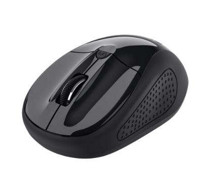Miška TRUST Basics Wireless, optični, brezžični, 1600dpi, črni