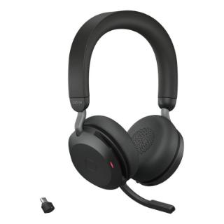 Slušalke JABRA Evolve2 75 Flex UC, Link380c, on-ear, stereo, USB, BT, črne