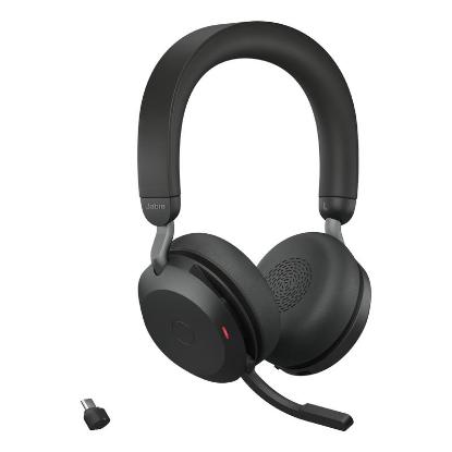 Slušalke JABRA Evolve2 75 Flex UC, Link380c, on-ear, stereo, USB, BT, črne