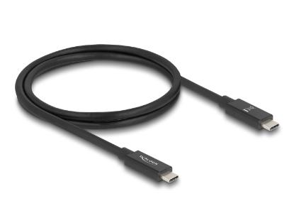 Kabel DELOCK, USB-C 3.2 (M) na USB-C (M), 1m, črni