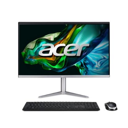 AiO ACER Aspire C24-1300 DQ.BL0EX.002 / Ryzen 5 7520U, 16GB, 1 TB SSD, AMD Radeon Graphics, 23.8" FHD, tipkovnica, miš, bez OS, srebrno