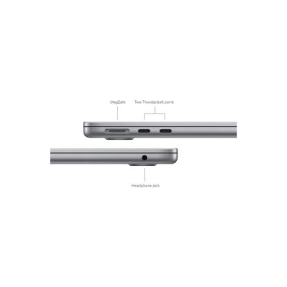 Prenosnik APPLE MacBook Air 13.6" MXCR3ZE/A / 8-Core M3, 16GB, 512GB SSD, Apple 10-Core GPU, 13.6" 2560x1664 IPS, macOS, sivi