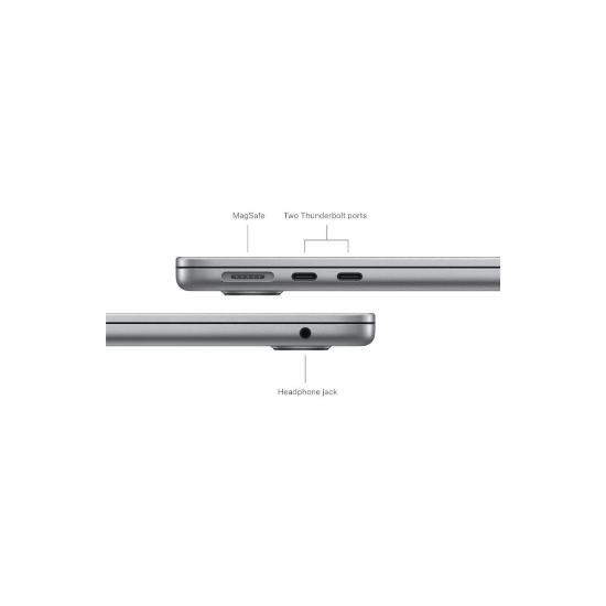 Prenosnik APPLE MacBook Air 13.6" MXCR3ZE/A / 8-Core M3, 16GB, 512GB SSD, Apple 10-Core GPU, 13.6" 2560x1664 IPS, macOS, sivi