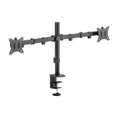 Stojalo za monitor SBOX LCD-352/2-2, namizno, do 32", za 2 monitora, črno