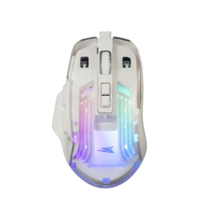 Miška BARACUDA Anglerfish, RGB, optični, 7200dpi, beli