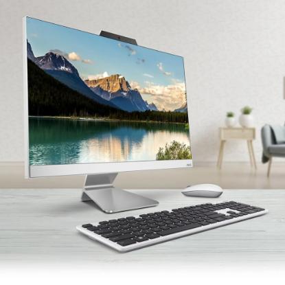 AiO ASUS A3402WVAT-WB53C1X / 23,8" FHD IPS Touch, Core i5 1335U, 16GB, 512GB SSD, Intel HD Graphics, WiFi, tipkovnica, miška, Windows 11 Pro, belo